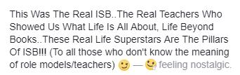 ISB MEMORIES